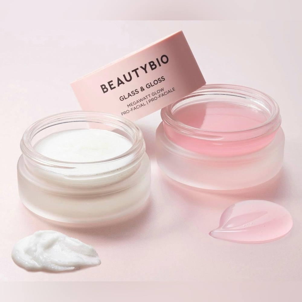 Bioscience BeautyBio Glass & Gloss At-Home 2-Step Facial System